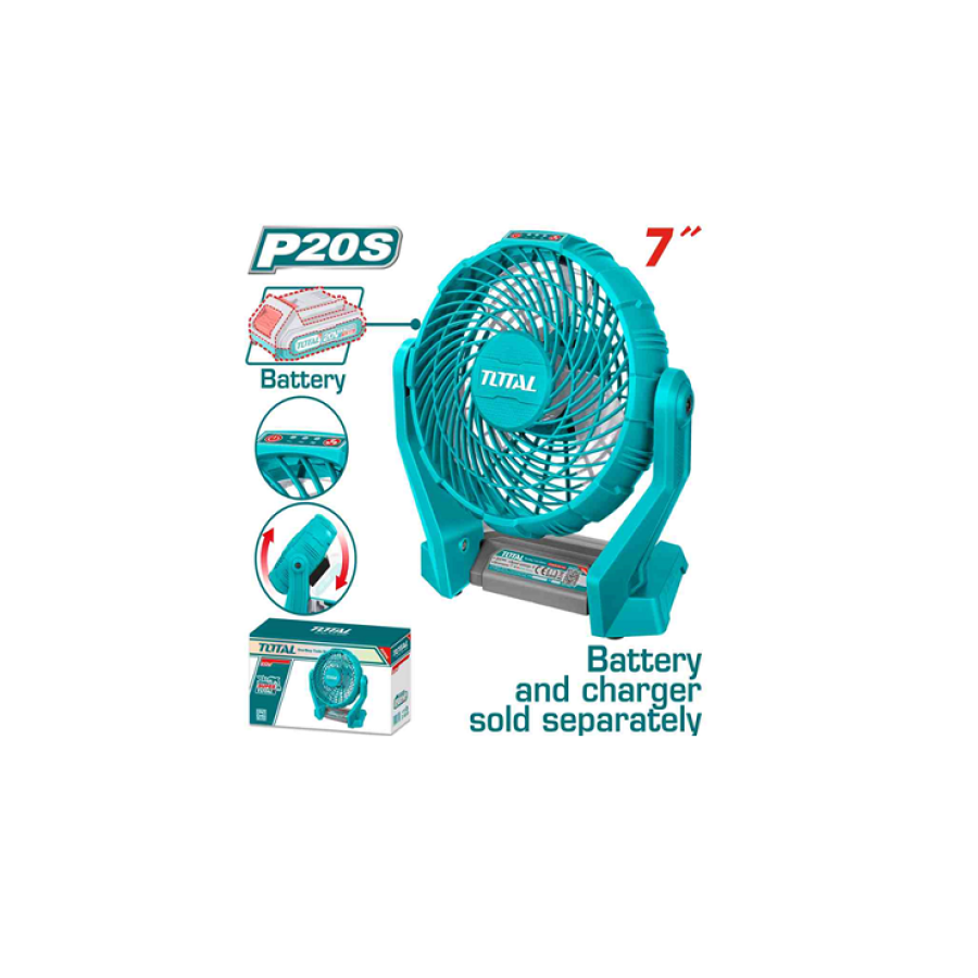 Total 20v P20s Cordless Fan Solo Tfali2007