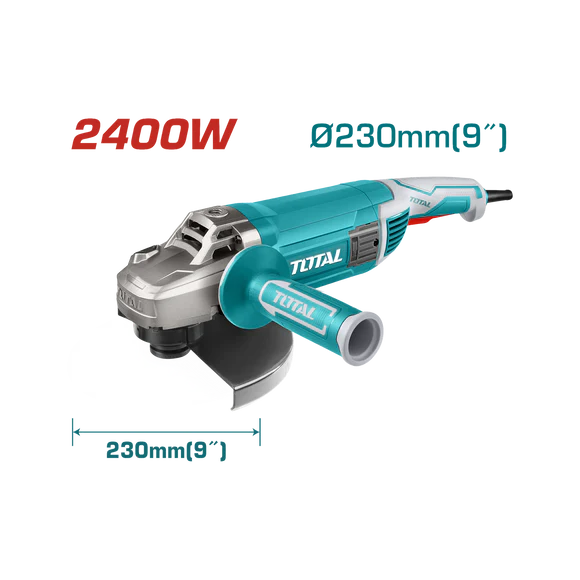 Total 220v Angle Grinder 2400w "daddy Grinder" 230mm Tg1252306
