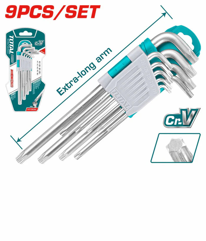 Total Torx Key T10-T50 Professional THT106391