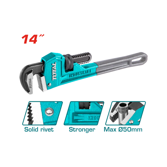 Total Pipe Wrench 14"/350Mm Professional THT171146