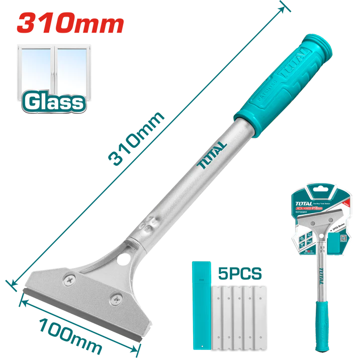 Total Metal Scraper 310Mm Professional THT183201