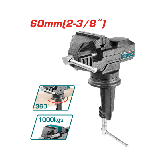 Total Mini Bench Vice 8" Tht6126