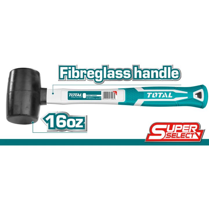Total Rubber Mallet Hammer 450g THT761616