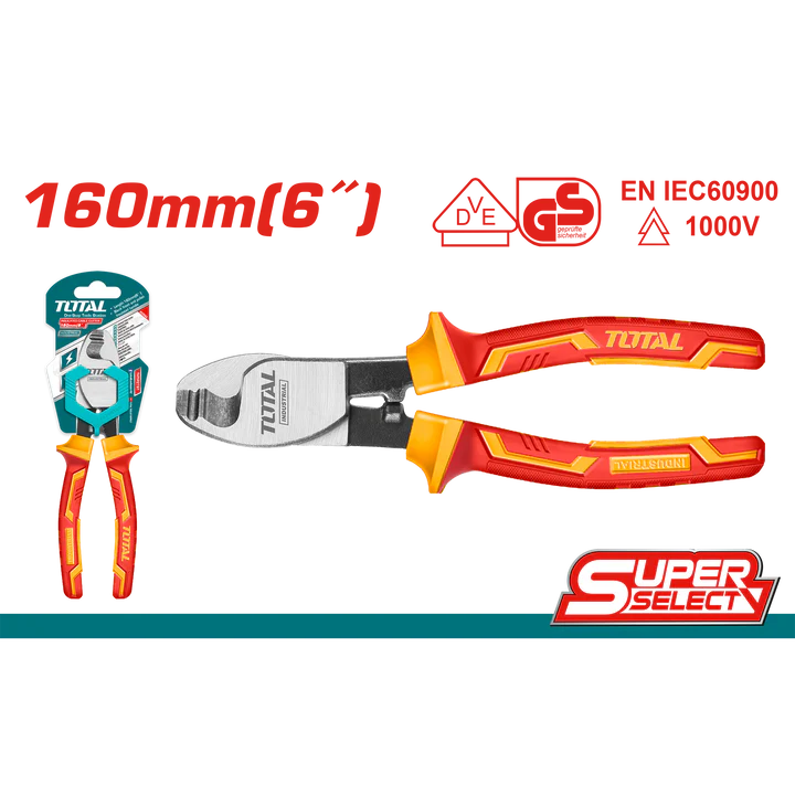 Total Insulated 1000V Cable Cutter 6"/160Mm Professional THTIP2761