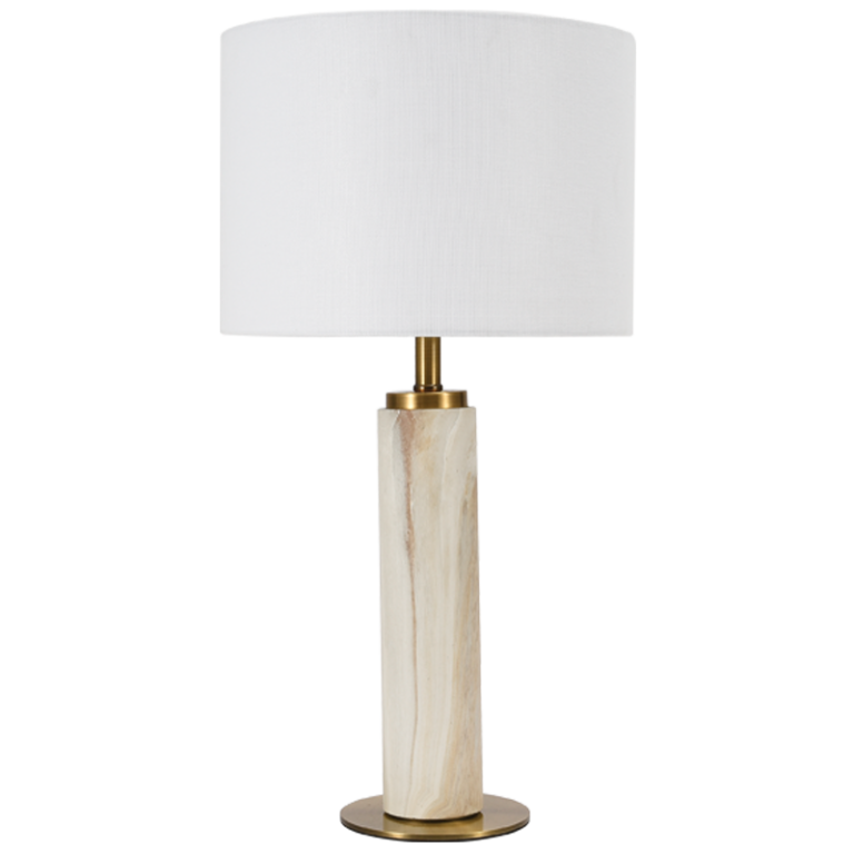 TL101 Bright Star MARBLE MARBLE TABLE LAMP WITH SHADE 1X60W ES