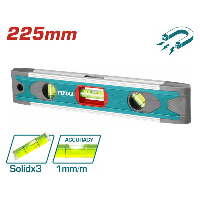 Total 225Mm Mini Spirit Level Professional TMT2235