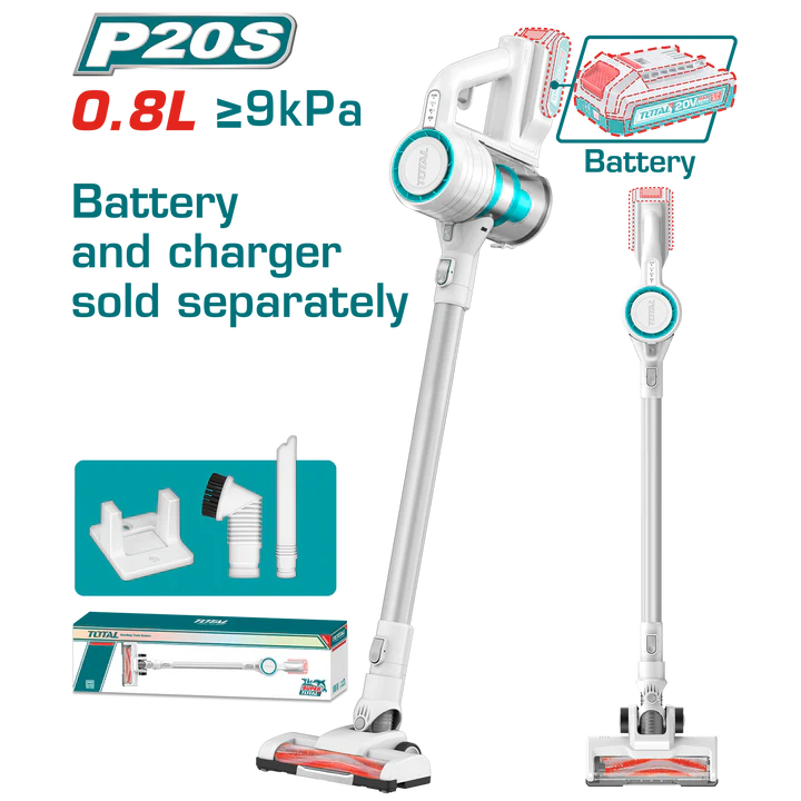 Total 20v P20s Cordless Vacuum Cleaner Solo Tvli20061