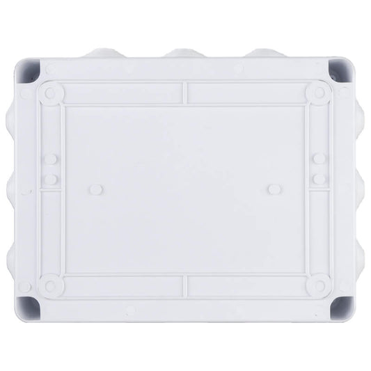 IP65 Rectangular Junction Box with Rubber Glands | 255mm x 200mm x 80mm | IK08 Rated