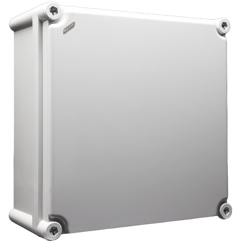 IP67 Weatherproof Polycarbonate Square Enclosure 280x280x130mm - High-Impact Industrial Box