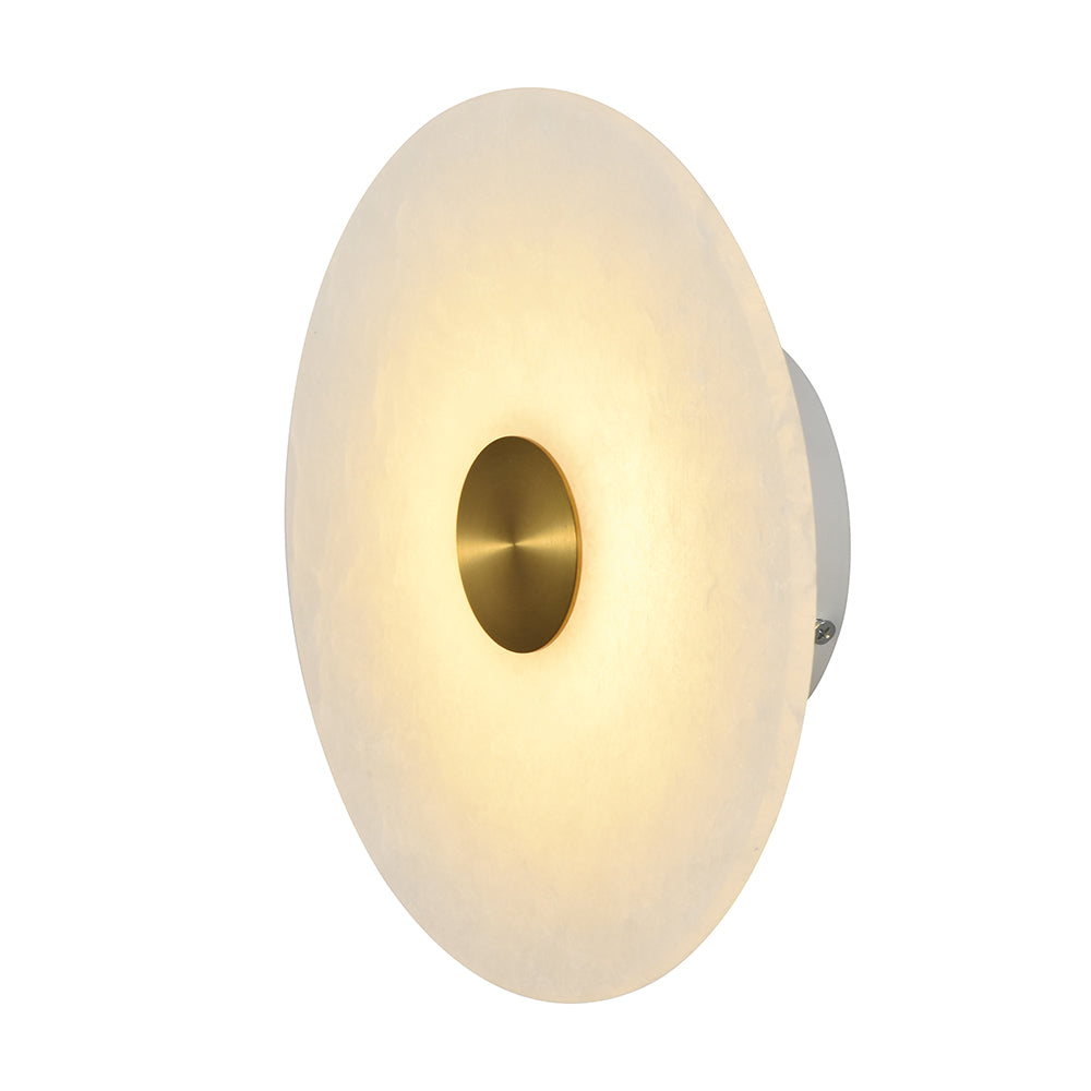 Eurolux Vara 6W Integrated LED Wall Light (Gold & Marble, 3000K) – W673