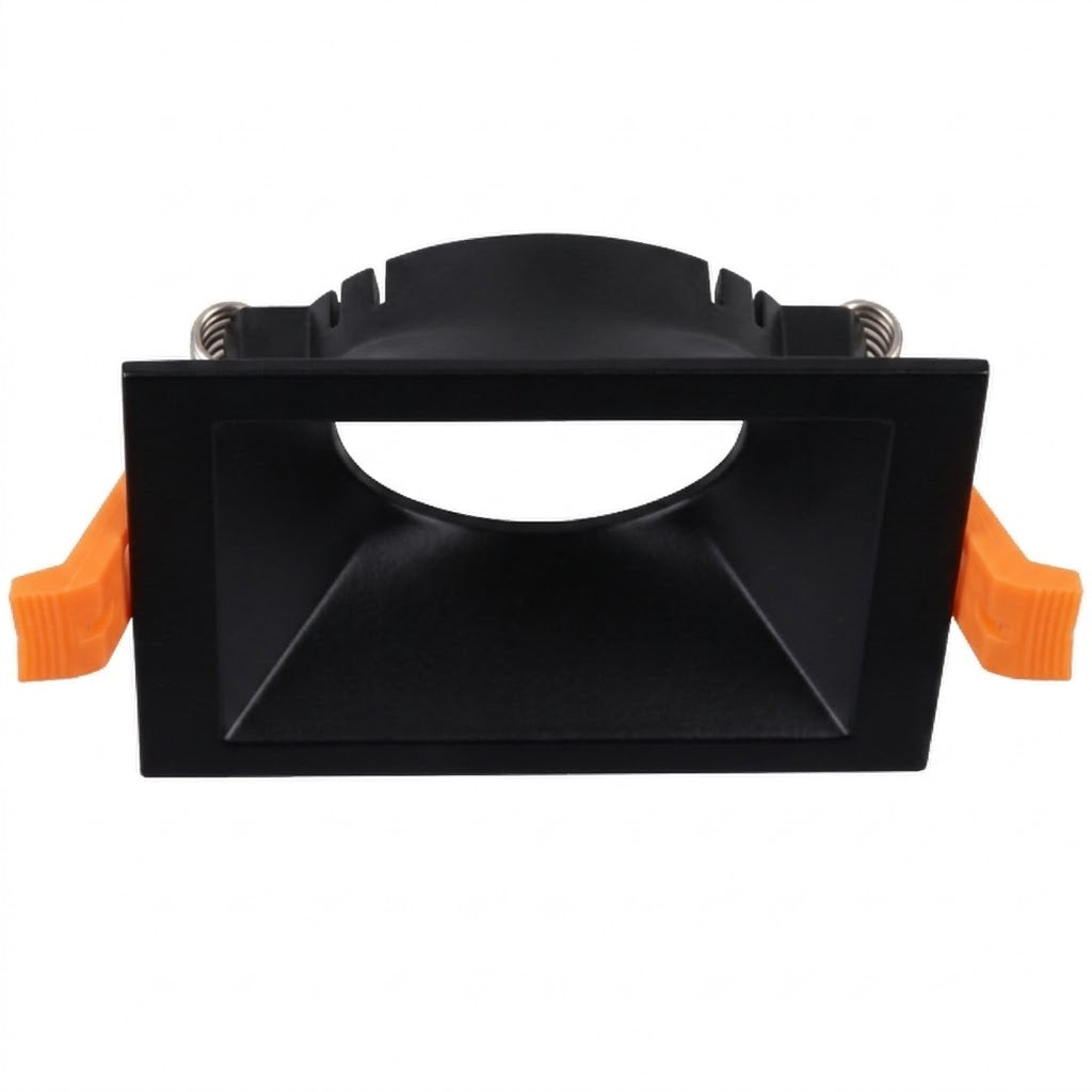 Bright Star DL062 BLACK SQUARE CUT OUT 70mm POLYCARBONATE LED BULB CLIP IN