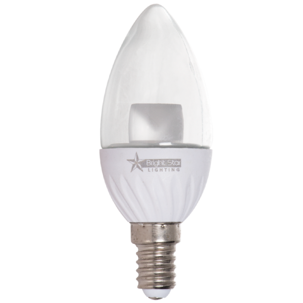 Bright Star Lighting BULB LED 158 E14 5W Warm White LED Candle Lens Bu