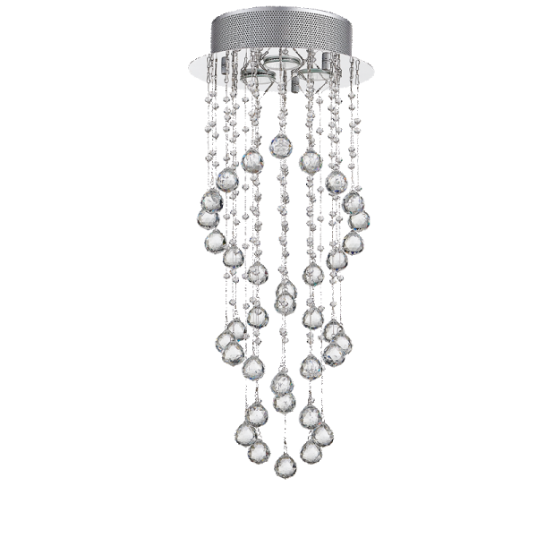 Bright Star CH255 CRYSTAL STAINLESS STEEL WITH CRYSTALS CHANDELIER 3X5W GU10