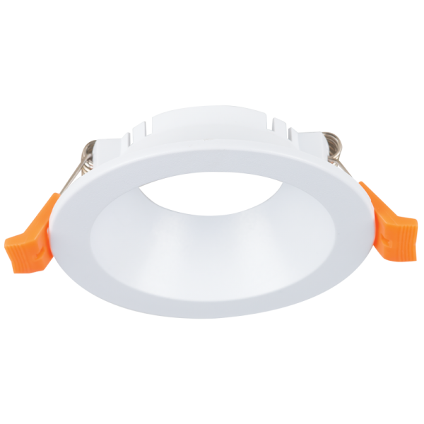 Bright Star DL063 WHITE ROUND CUT OUT 70mm STRAIGHT POLYCARBONATE