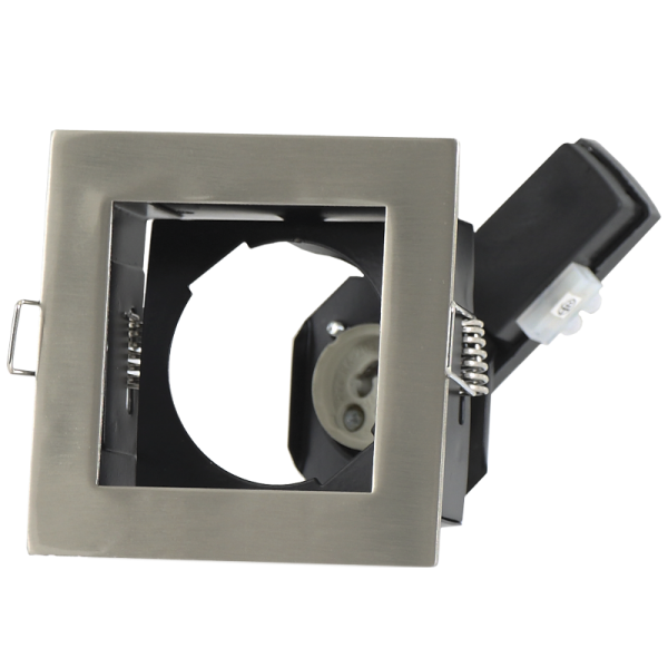 Bright Star DL081 SATIN SQUARE SINGLE,220V 1X50W GU10 --- CUT OUT
