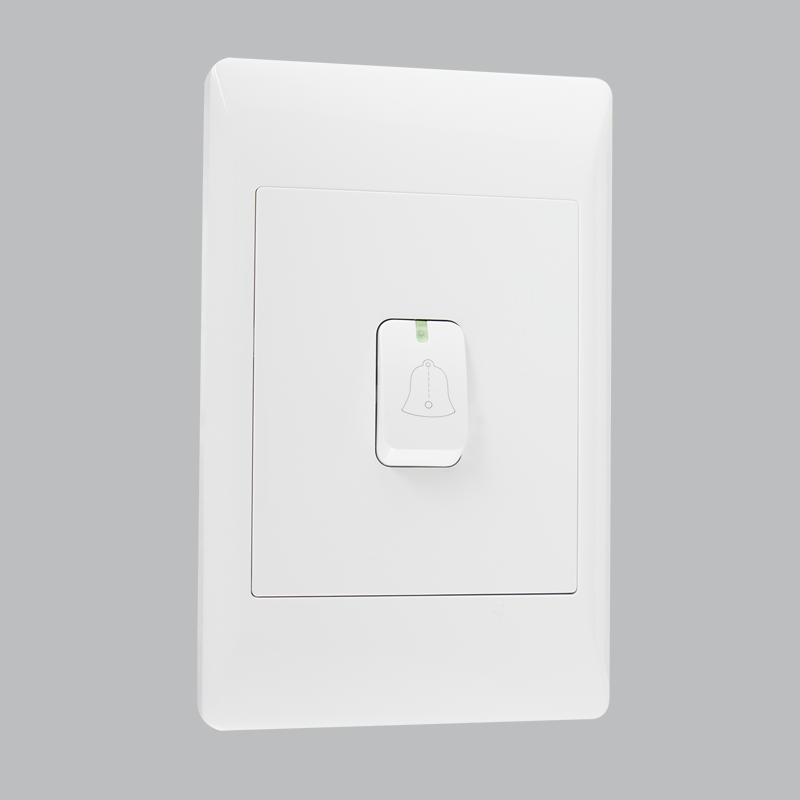Bright Star ESW037 WHITE DOOR BELL SWITCH (10 per box)