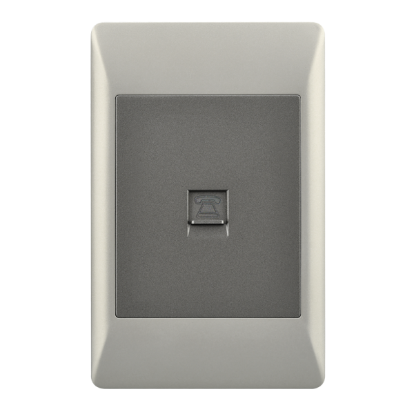 Bright Star ESW083 DUO TEL SOCKET 2 X 4 (10 per box)
