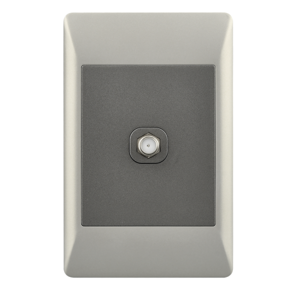 Bright Star ESW088 DUO SATELLITE SOCKET 2 X 4 (10 per box)