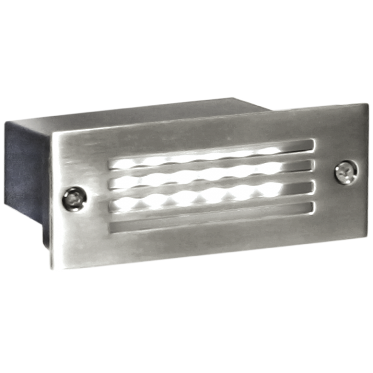 Bright Star FT009 STAINLESS RECTANGLE, GRID,IP44, STAINLESS, 12 X 0.1W=1.2W