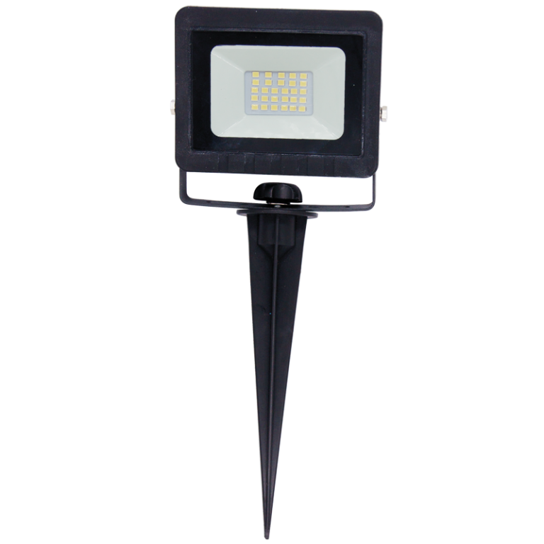 Bright Star GS011 BK 20W LED PVC GARDERN FLOOD+SPIKE IP65 6000K