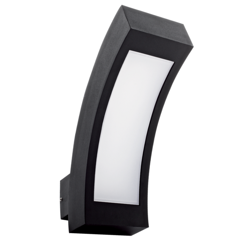 Bright Star L070 BLACK 12W LED 4000K IP65 ALU&OPAL POLYCARBONATE