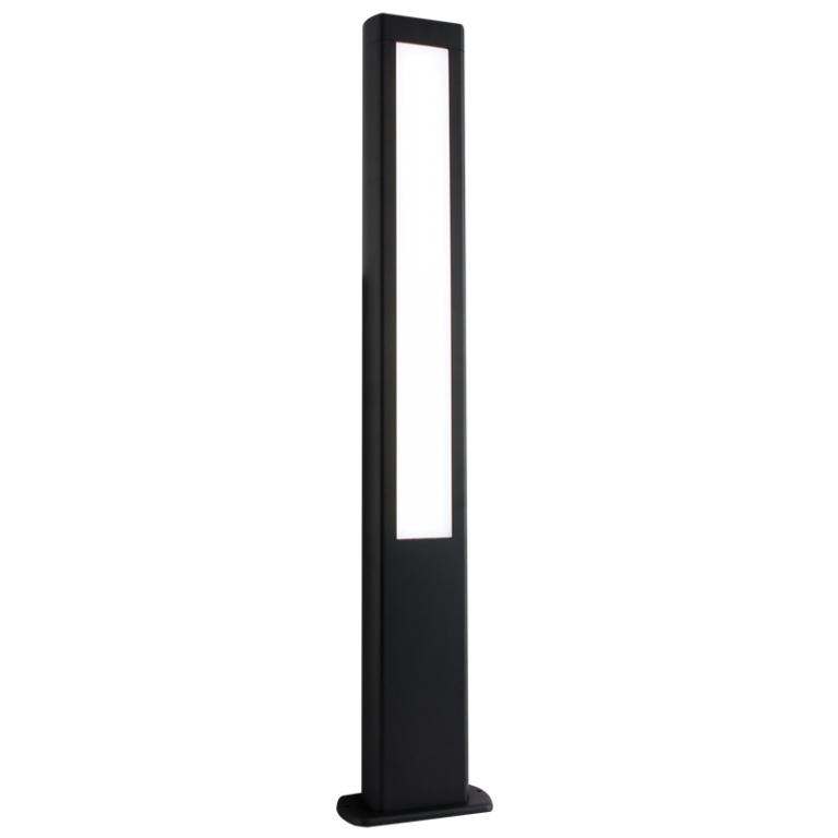 Bright Star LFL026 BLACK 12W LED BOLLARD IP54 4000K 800MM