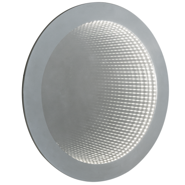 Bright Star ML045 BLACK INFINITY ROUND MIRROR 30W LED 700MM 4000K