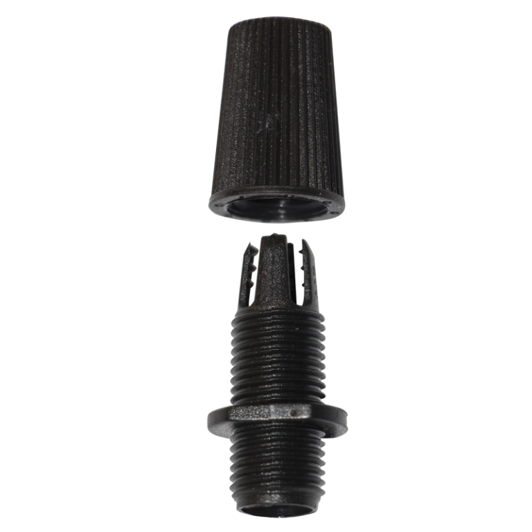 Bright Star PART038 BK FEMALE CORDGRIP WITH THREADED ROD