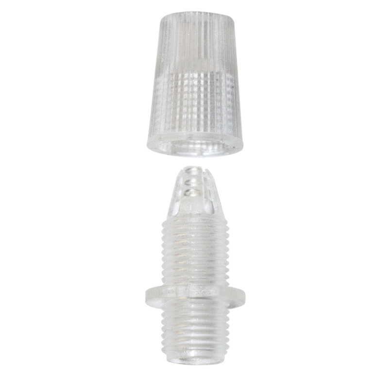Bright Star PART039 CLEAR FEMALE CORDGRIP WITH THREADED ROD