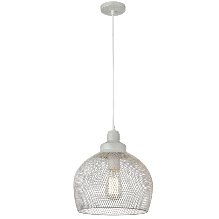 PEN208 Bright Star FRENCH WH FRENCH WH METAL PENDANT 1X60W ES