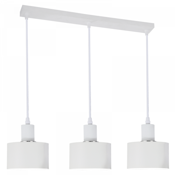 PEN245/3 Bright Star WHITE 3 LIGHT WHITE PENDANT 3X60W ES