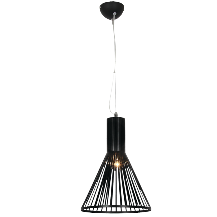 PEN498/1 Bright Star BLACK METAL PENDANT 1X60W ES 6007226053807 160