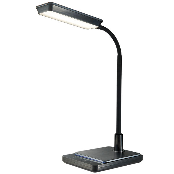 TL626 Bright Star BLACK 8W LED DESK LAMP DIM SWITCH CCT ABS BODY