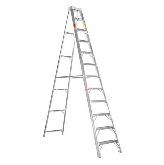 BADGER 12-Step BAH1012 Heavy Duty Aluminium Single Sided Ladder – 3.60m