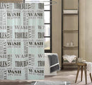 White Relax Shower Curtain - 13-SHC-RELX-WHT