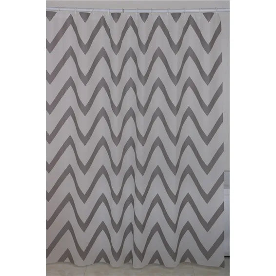 Grey Wave Shower Curtain - 13-SHC-WAVE-GRY