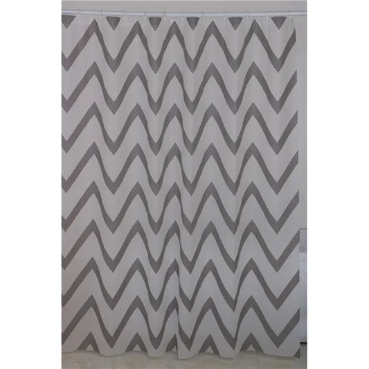 Grey Wave Shower Curtain - 13-SHC-WAVE-GRY