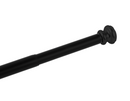 Black Shower Curtain Rod Small (80 - 135Cm) - 13-SHR-BLCK-SML