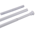 White Shower Curtain Rod Large (105 - 240Cm) - 13-SHR-WHT0-LRG