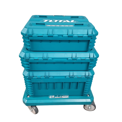 Total 4-Piece Tool Box Combo (Including  Rolling Board)