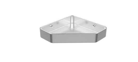 Diamond Shower Shelf - 14-UNI-CSS2-SLV