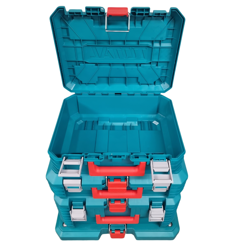 Total 4-Piece Tool Box Combo (Including  Rolling Board)