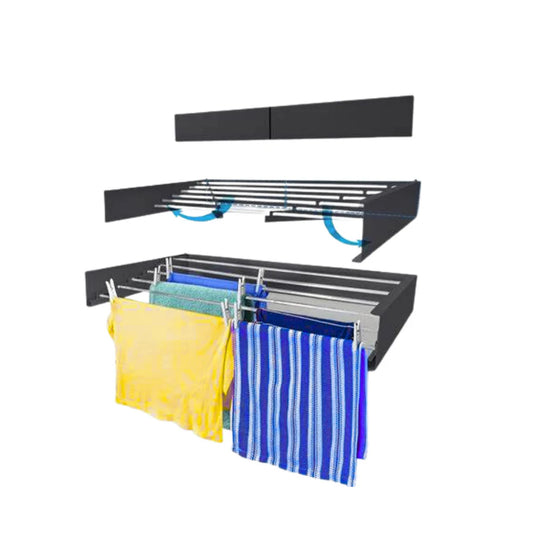 Concealed Drying Rack - Black - 15-DRY-CONC-BLK