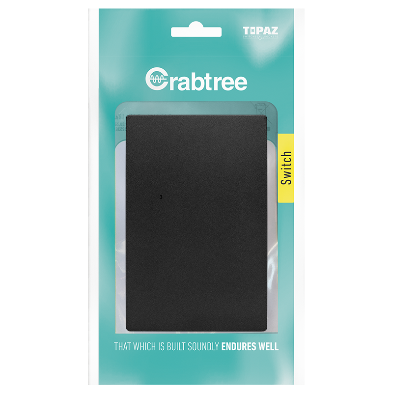 Crabtree Blank Cover 2x4 Complete | 15100/249P