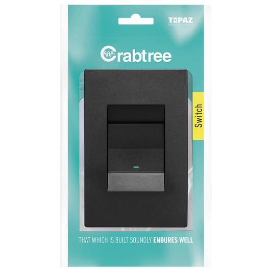 Crabtree 1 Lever 2 Way Complete with Coverplate
