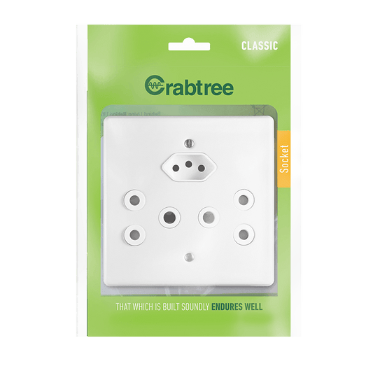 Classic Cyclopes Combo Socket with Coverplate 4x4  | 18019/101