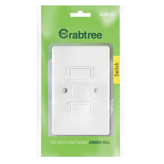 Dimmer 2/3 Lever 500W LED Rotary (Bag) - 18068/101