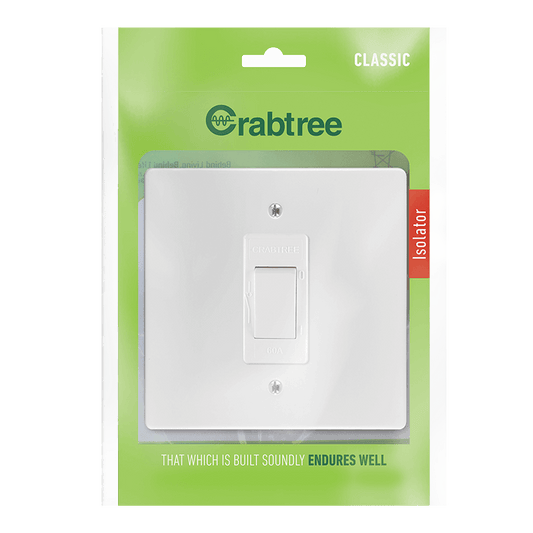 Classic 60A Isolator 4x4 with Coverplate (Bag) - 18111/101