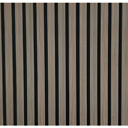 Bodie Urban Teak Acoustic Slatted Wood Veneer Wall Panel (2700mm x 600mm)45-ACP-UBTK-028