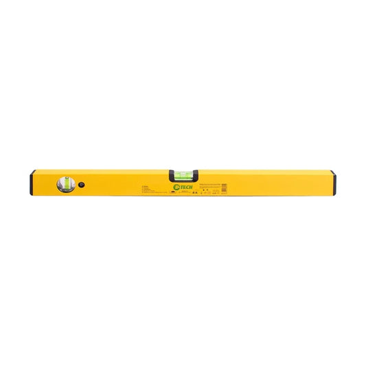 D-Tech 600mm Aluminium Box Spirit Level (2 Vials, 0.5mm/m Accuracy) – DTSL0060B